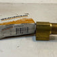 Weatherhead 90 Degree 1/2" Brass Inverted Flare Elbow 402x8x8 | 21mm Thread