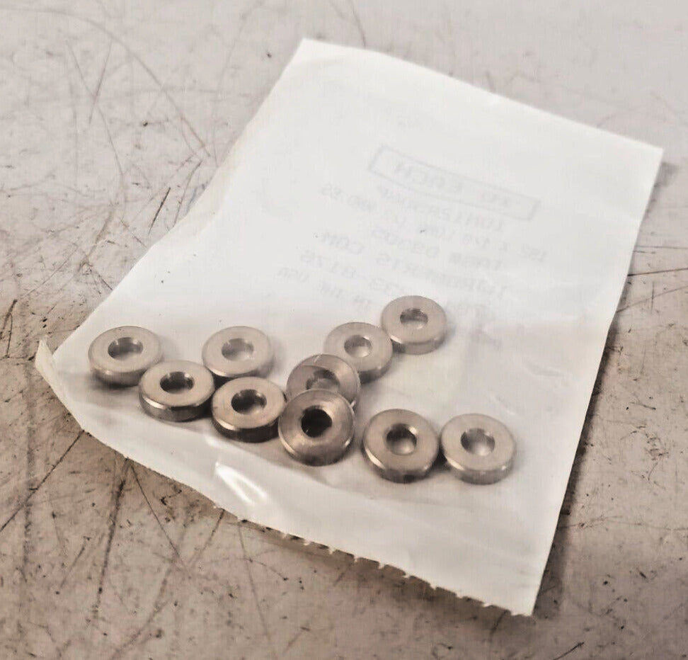 50 Qty. of WJ ROBERTS Round Spacers 10N12R50SP | 192 X 1/8 Long 1/2 RND (50 Qty)