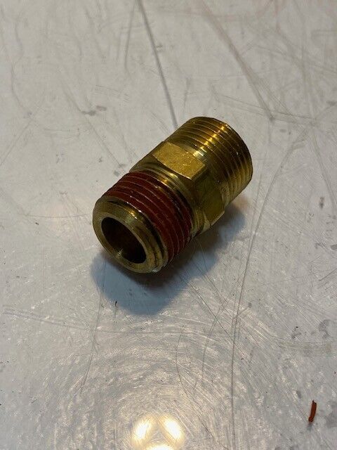 21 Quantity of Straight Pipe Thread Hose Hex Nipple Fittings 29mm L 17mm Thread