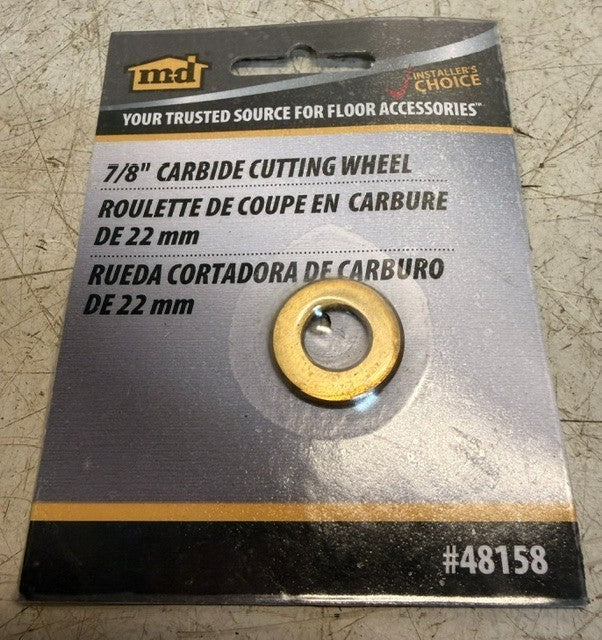 4 Quantity M-D Building Products 7/8 In Tungsten Carbide Cutting Wheel 48158