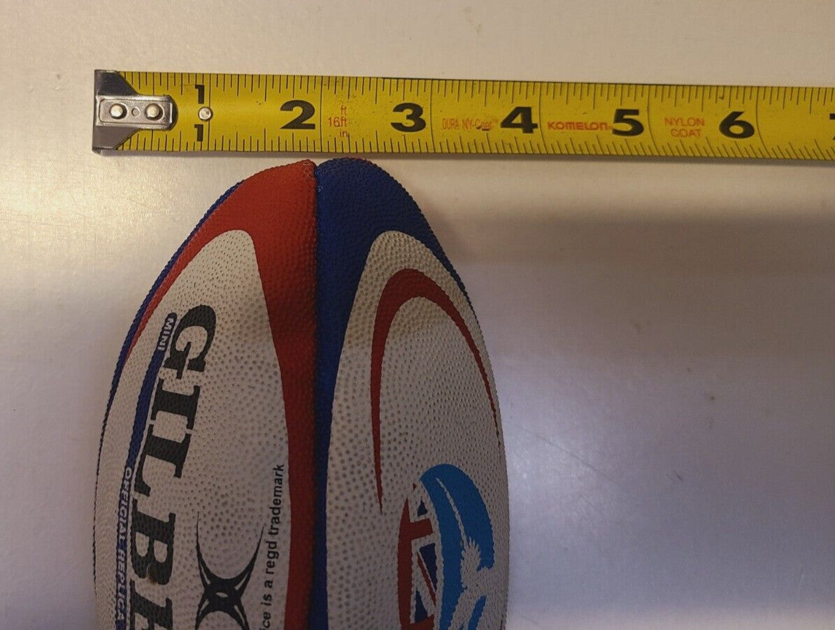 5 Qty. of Gilbert Replica Mini Rugby Official Balls 9-10 PSI (5 Qty)