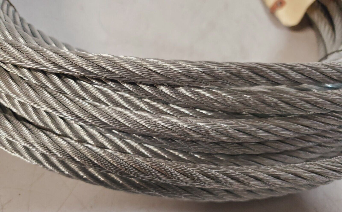 Steel Wire Cable W.O. # 4669 | 110' | 3/8" Diameter