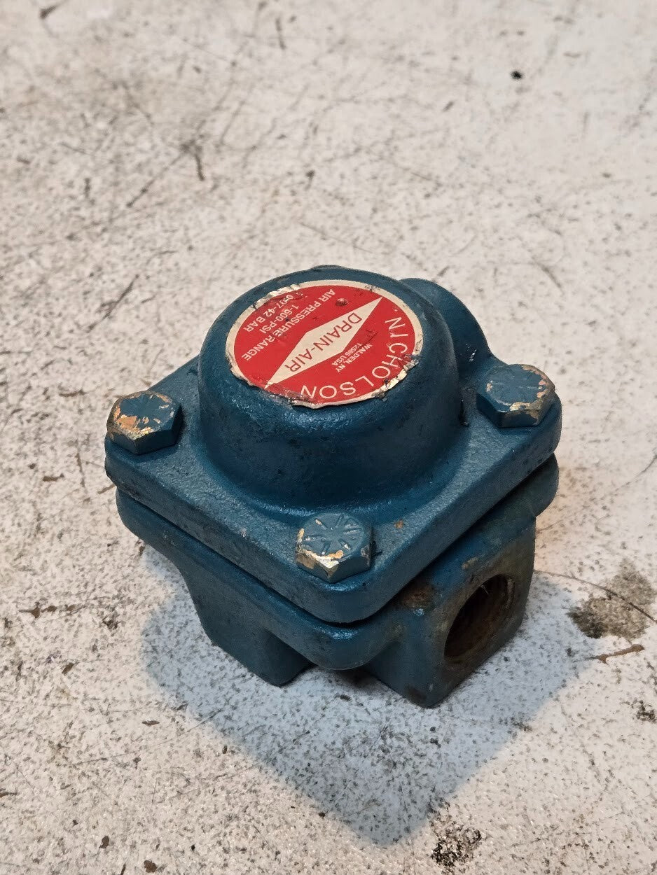 Nicholson F-CN Drain Air Trap 1-600 PSI | F-CLK | A105N
