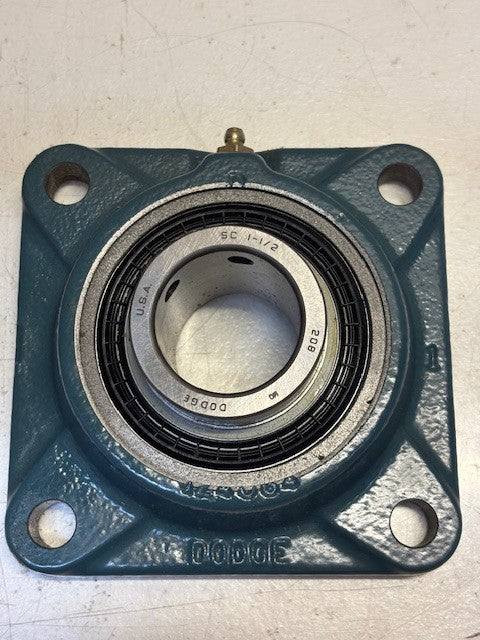 Dodge 4 Bolt Flanged Bearing Block 1-1/2" Bore w/Insert | F4B-SC-108