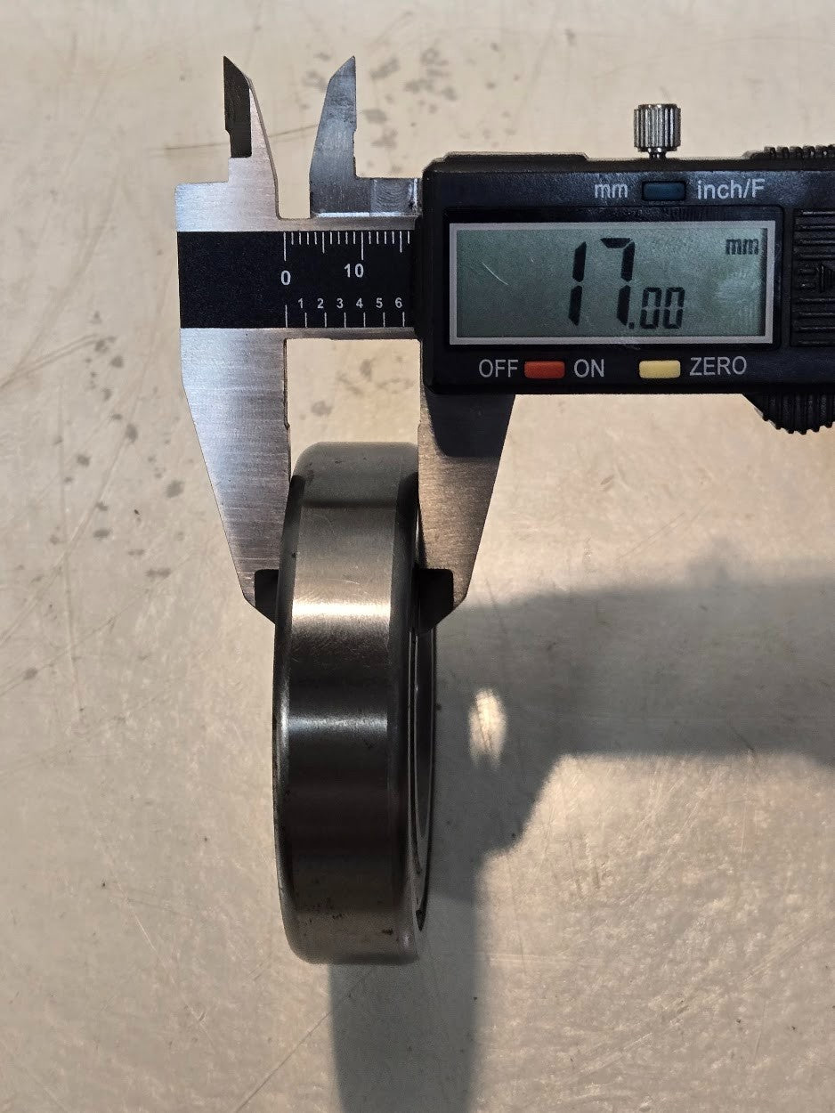 Metal Shielded Ball Bearing 6207Z | 72 mm OD x 35 mm Bore x 17 mm Thick