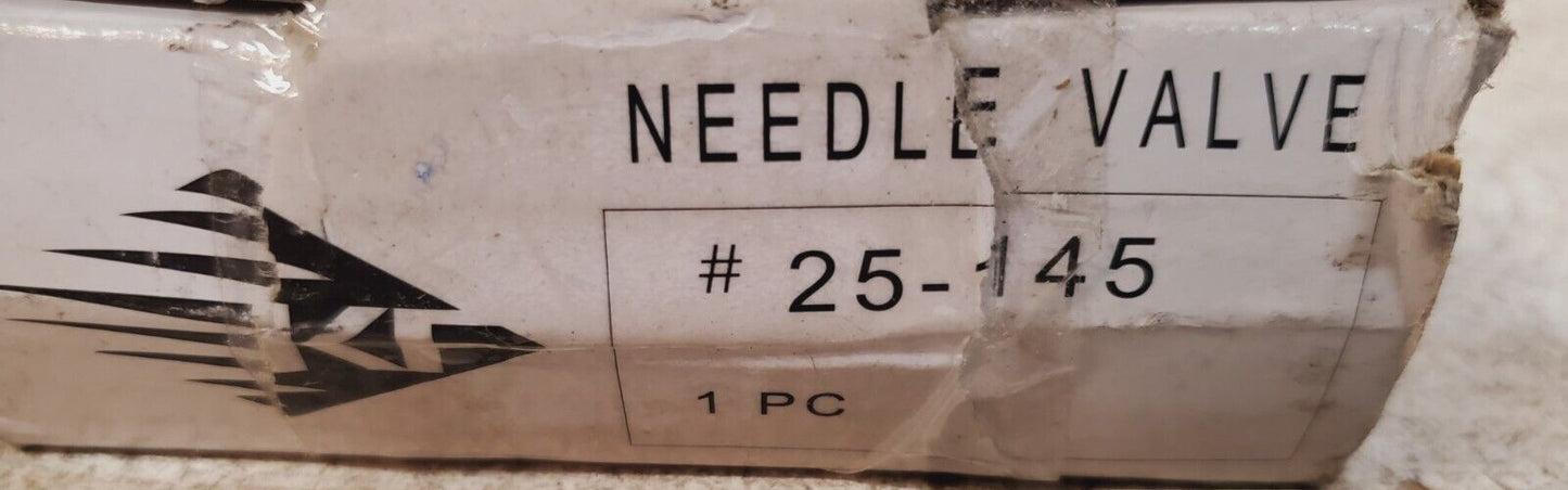 KF Industries Needle Valve 1/4" 25-145 | 6000 PSI