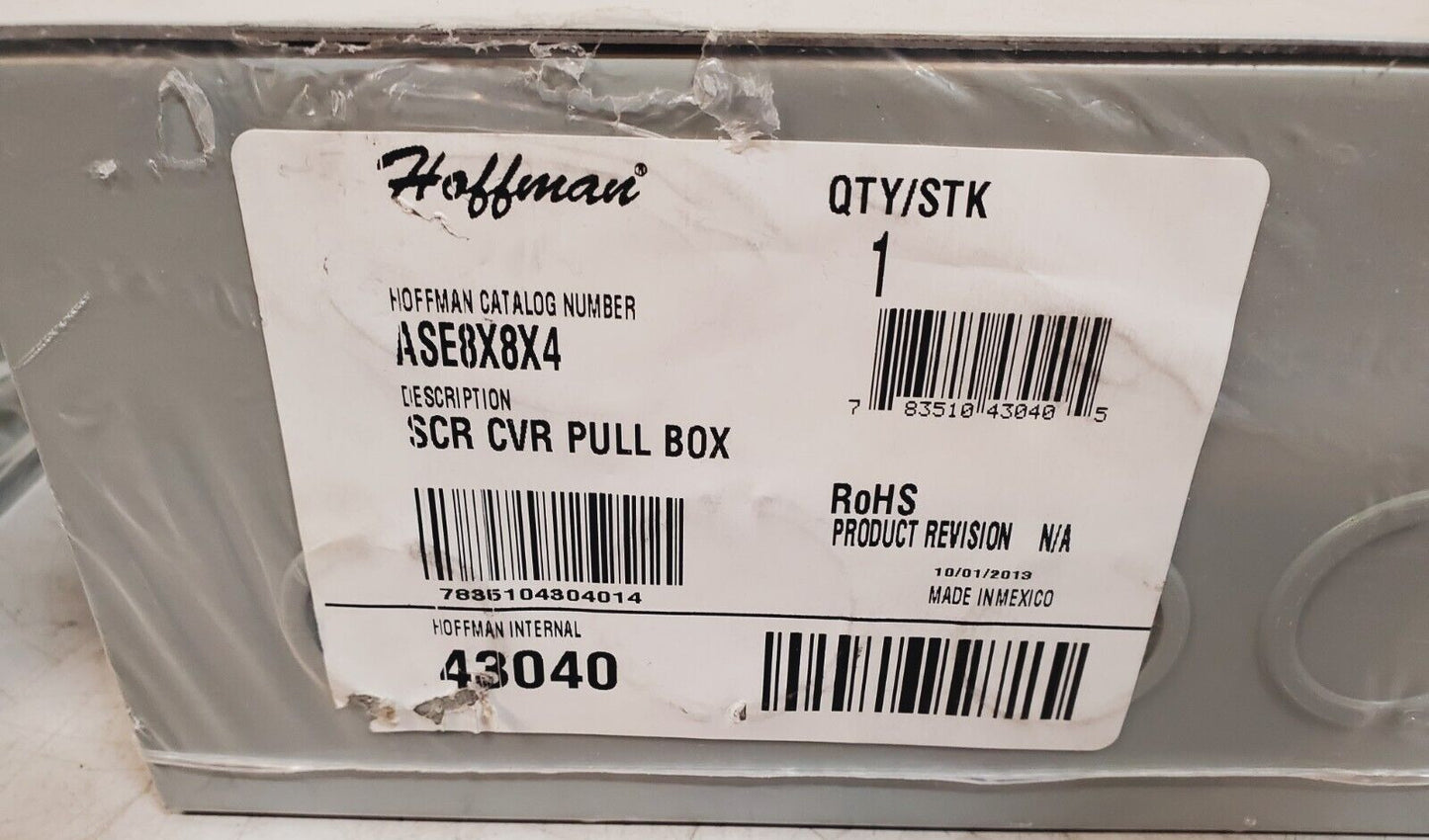 2 Qty. of Hoffman SCR CVR Pull Boxes 43040 | ASE8X8X4 (2 Qty)