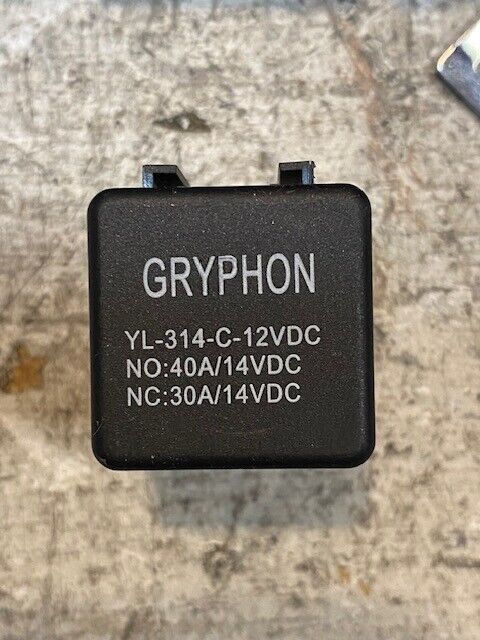 23 Quantity of Gryphon YL-314-C-12VDC Coil Power 5-Pin Relays (23 Quantity)