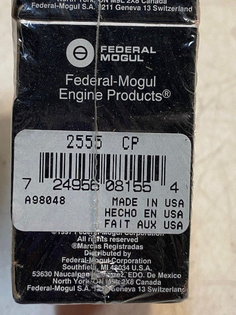 8 Pair of Federal Mogul 2555CP Connecting Rod Bearings (16 Pieces Total)