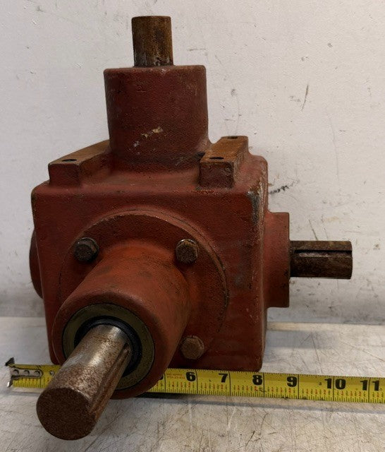 Cast Iron Right Angle Industrial Gear Drive Box 1484 Mehanical Power Unit