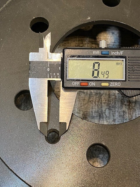 EBC Precision Slotted Brake Rotor 6-Lug x 135mm Bolt Pattern 90mm Bore 16mm Lug