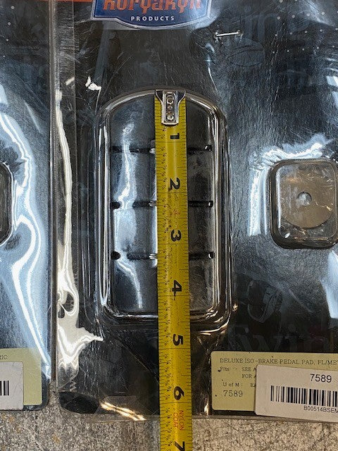 Kuryakyn Deluxe ISO Brake Pedal Pads 7589