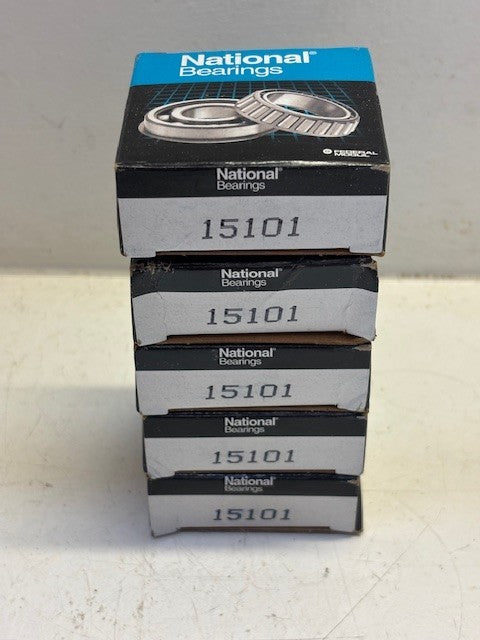 5 Quantity National Bearings Tapered Roller Bearing | 15101 (5 Quantity)