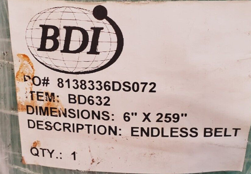 BDI Endless Belt BD632 | 6"x259"