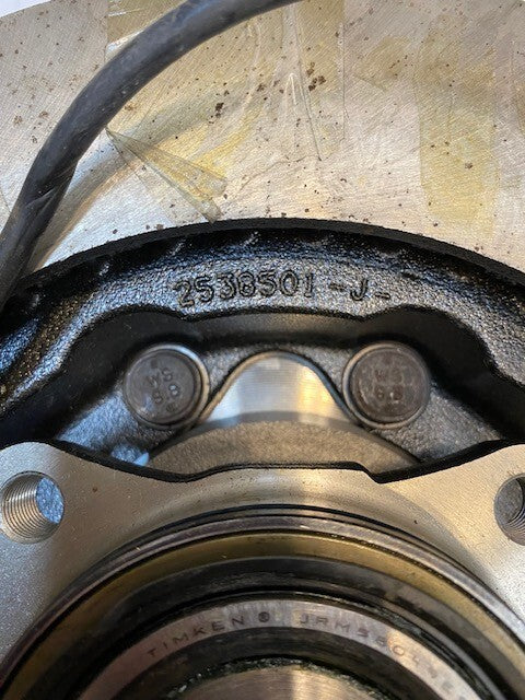 Bosch Disc Brake Rotor & Hub Assembly 2538501-J | 4A26 | R4E10A | 30.86mm