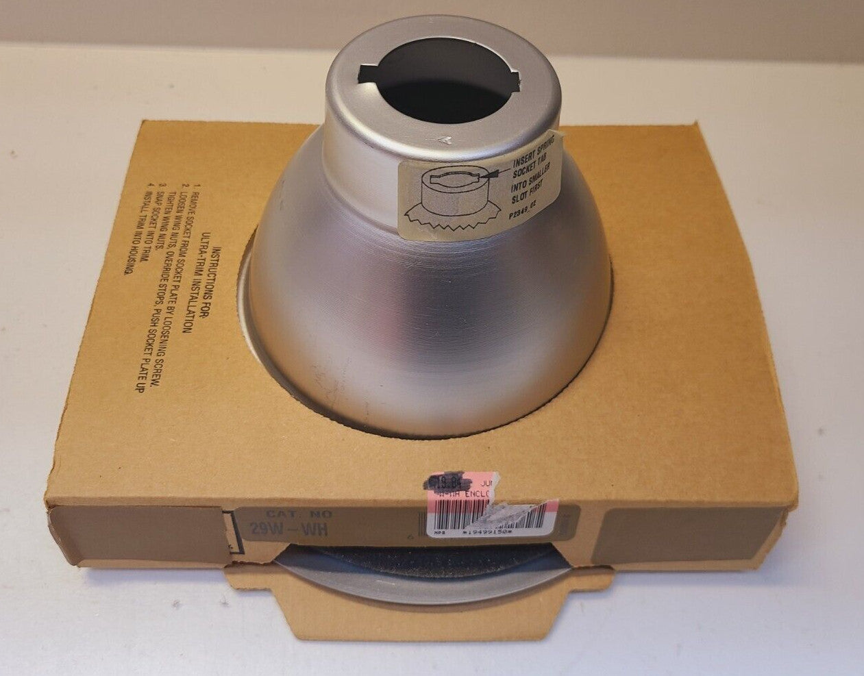 3 Quantity of Juno Down-Lites Air-Loc Ultra White Cone 29W-WH (3 Qty)