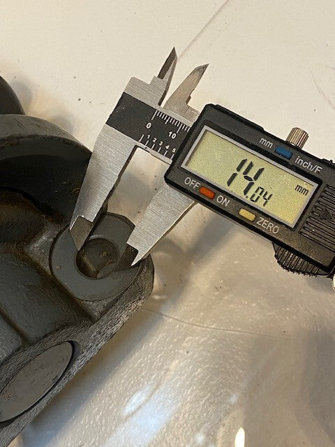 Bottom Track Roller for Excavator 8" Long 5-1/2" Dia. 14mm Holes