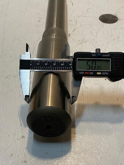 Mission Products Group Shaft 16" Long 51mm OD 37mm Main Shaft 22mm Thread End