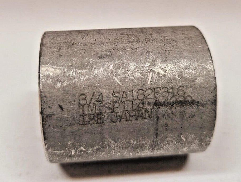 5 Qty. of Ise Japan Pipe Coupling 3/4 | SA182F304 | IM SP114 | A74506 (5 Qty)