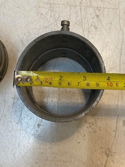 2 Quantity of Regal 718 3" Coupling Conduit Connectors 4-1/2" x 3-3/4" (2 Qty)