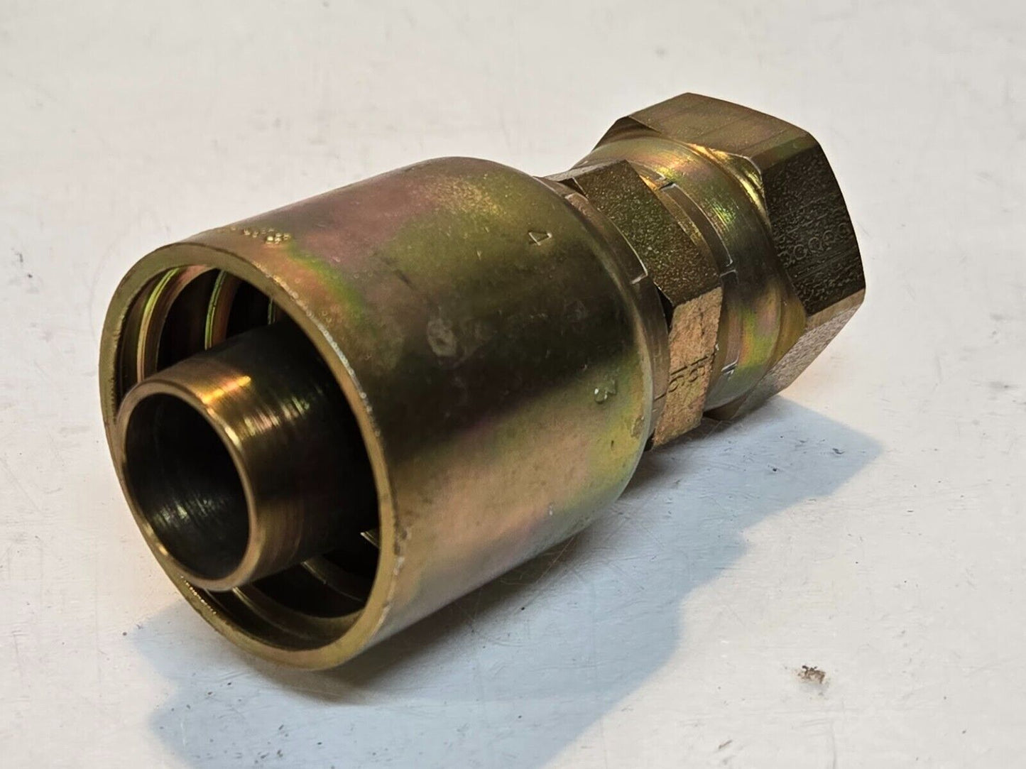 3 Quantity of Crimp Style Hydraulic Hose Fitting 10643-16-16 for Parker (3 Qty)