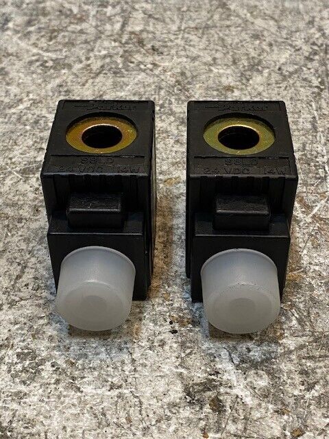 2 Quantity of Parker S8LD 24VDC 14W Solenoid Valves (2 Quantity)