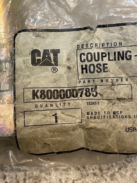 Caterpillar CAT K800000785 Hose Coupling