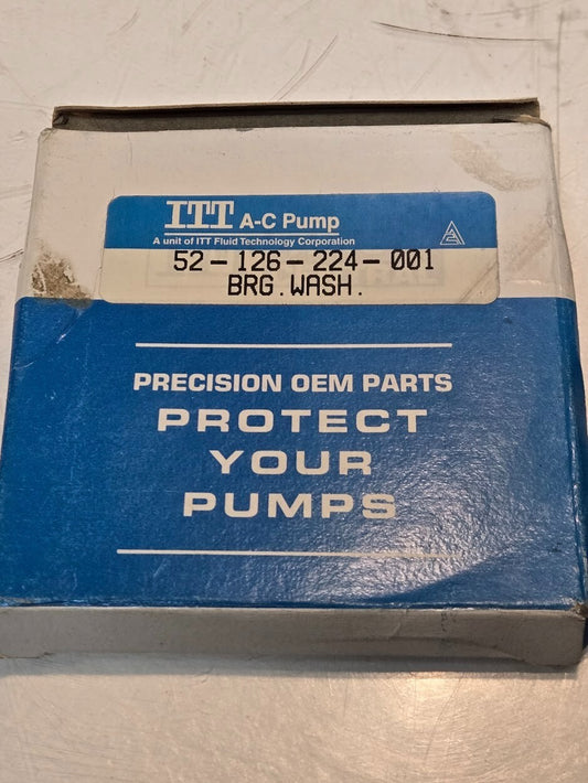 4 Quantity of ITT A-C Pump Bearing Washers 52-126-224-001 93.5mm OD (4 Quantity)