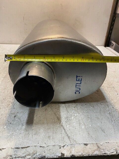 26" x 11" x 8" Muffler with Outlet/Inlet 3-1/2"