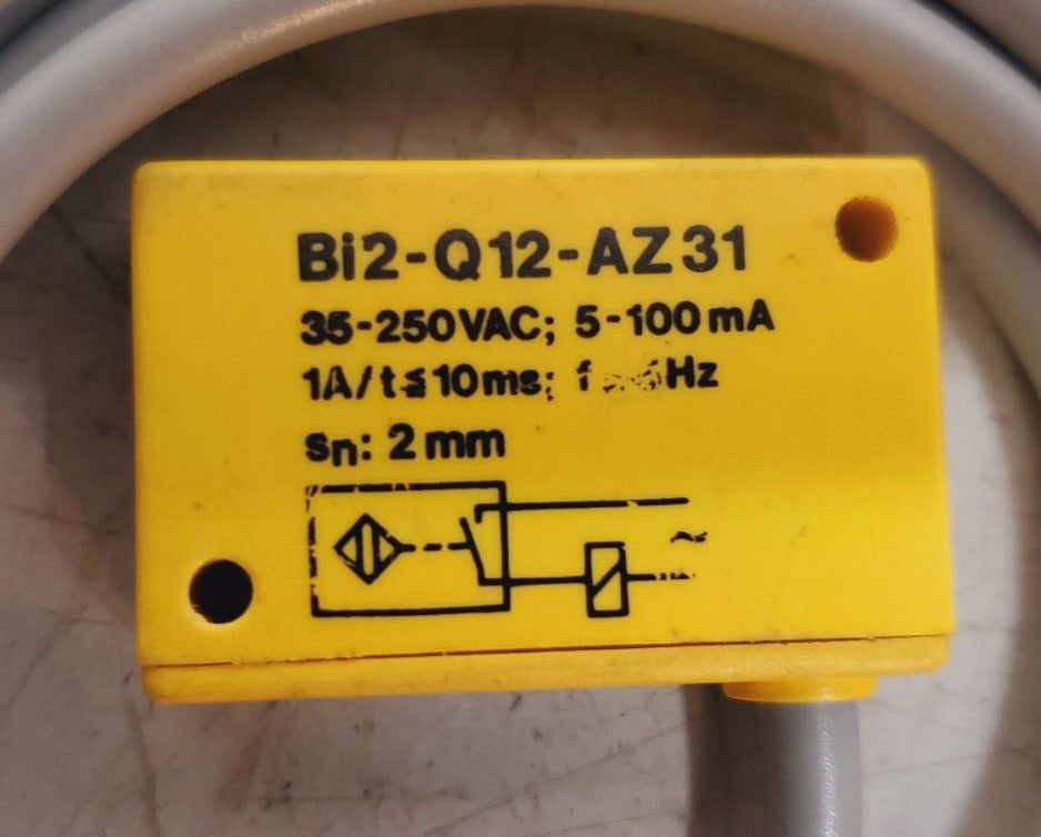 TURCK Inductive Sensor Bi2-Q12-AZ31 | 35-250VAC | 5-100mA