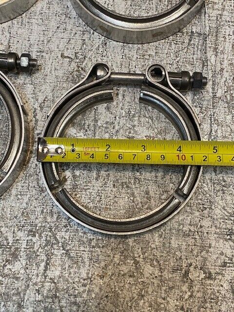 4 Quantity of R.G. Ray V-Band 4" Clamps 100137 (4 Quantity)