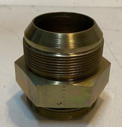 Parker Pipe Hex Fitting Adapter 2-3/4" H 45mm Bore 63mm Thread 70mm Hex