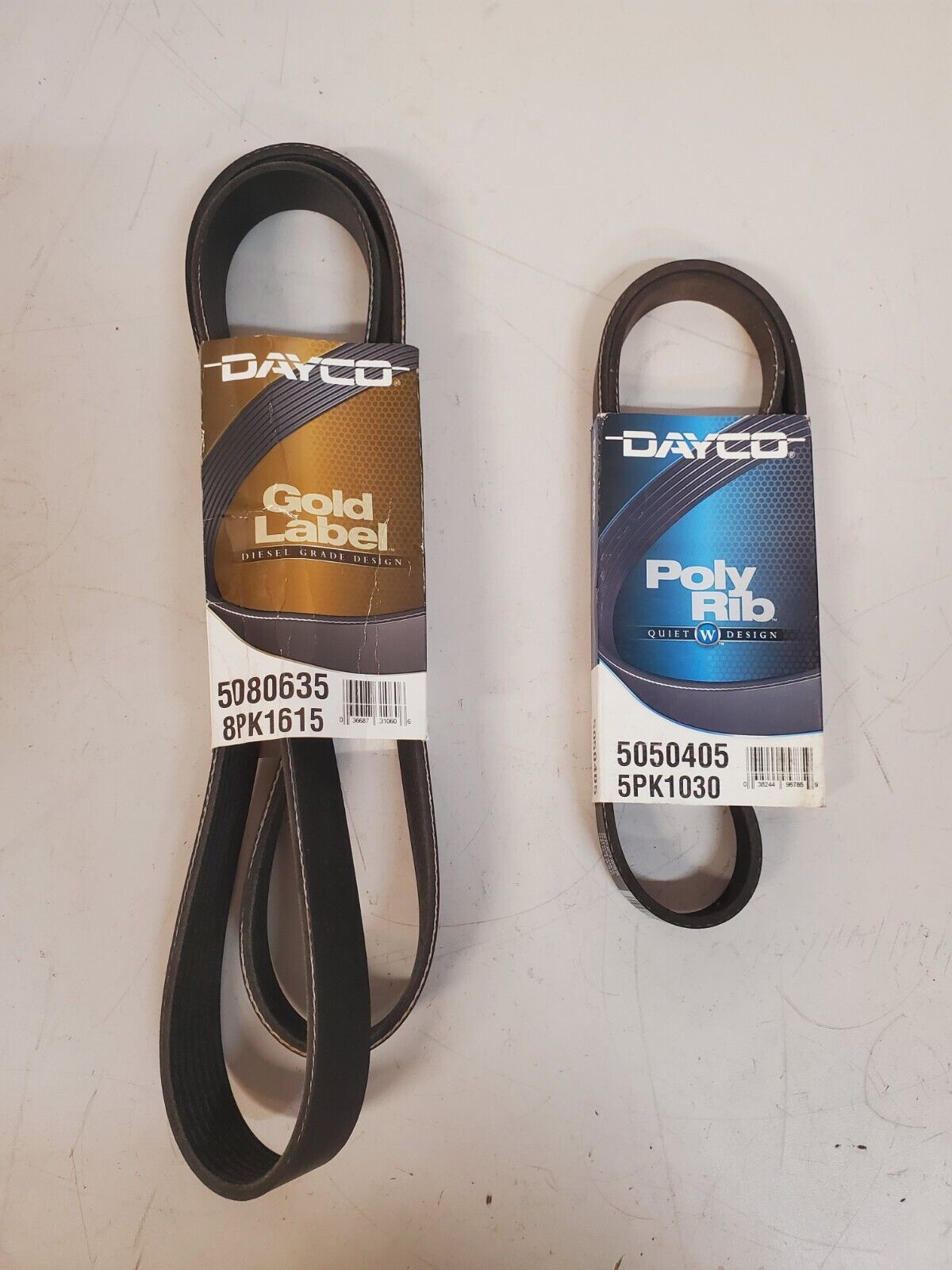 2 Qty. of Dayco Serpentine Belts | 1 Uni 5080635 | 1 Unit 5050405 (2 Qty)