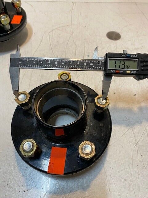 2 Quantity of 5x114mm Bolt Pattern Hub Assemblies 59mm Bore 3-3/4" Tall (2 Qty)