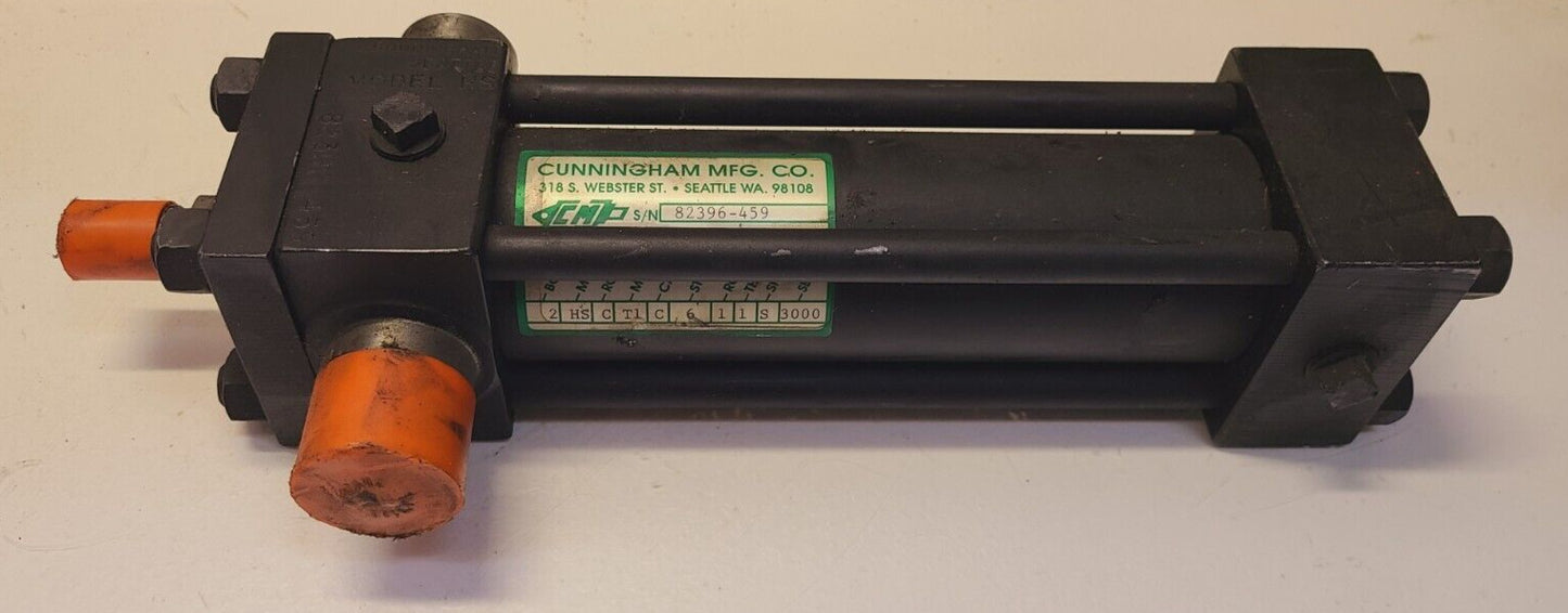 Cunningham MFG Hydraulic Cylinder Model HS 82396-459 | 82396 459