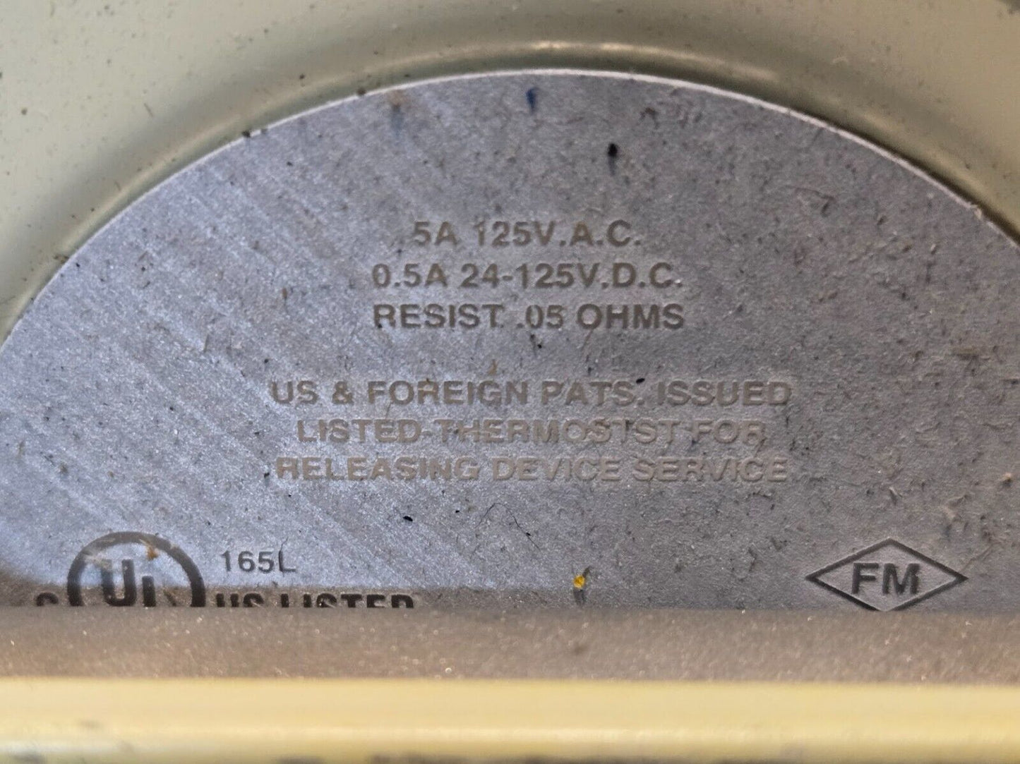 Viking Firecycle-OH Model C Heat Detector 11723 | 1086 | 140F 60C | 5A 125VAC