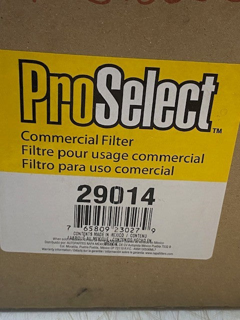 Pro Select Commercial Filter 29014 Engine HVAC Air Filter Replacement
