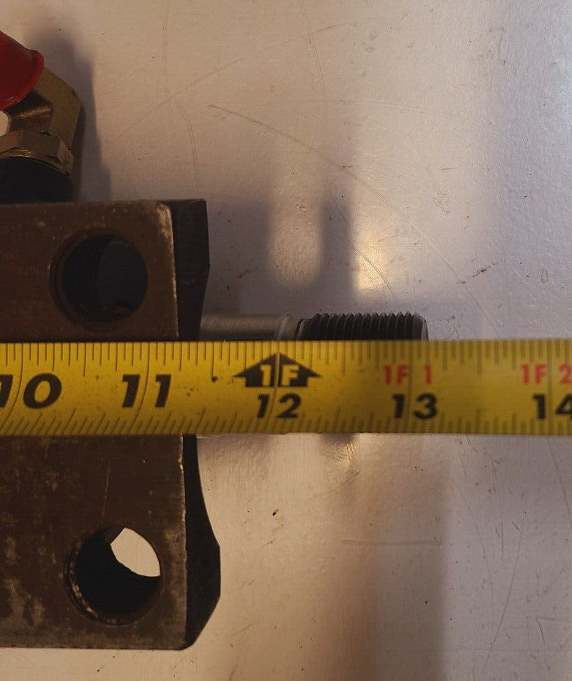 Clark Steering Cylinder with Support Base 9.5" x 3.5" | 13" Long