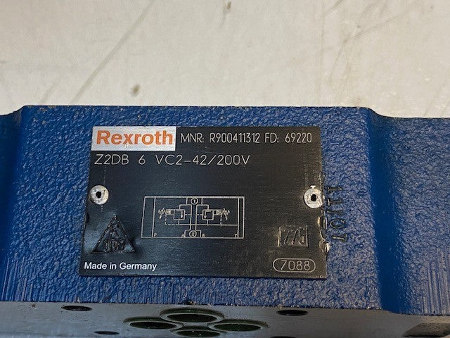 Rexroth Relief Valve Z2DB6VC2-42/200V | R900411312