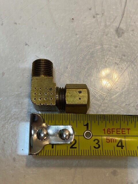 65 Qty of AF 90 Degree Brass Compression Elbow Fittings 10mm & 11mm Threads