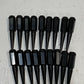 19 Pack of 1x14x1.5 Black 4.5" Metal Spike Lug Nuts (19 Quantity)