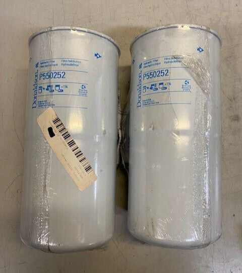 2 Quantity of Donaldson P550252 Hydraulic Filters (2 Quantity)
