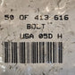 50 Quantity of Case 413-616 Hex Bolts | 3/8"-16 x 1" | 7/16" Hex (50 Quantity)