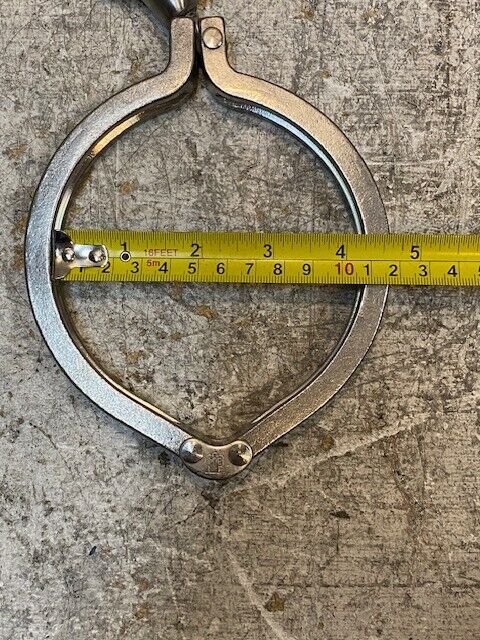 Stainless Steel 4-1/4" ID Sanitary Tri Clamp 304 | 5" OD