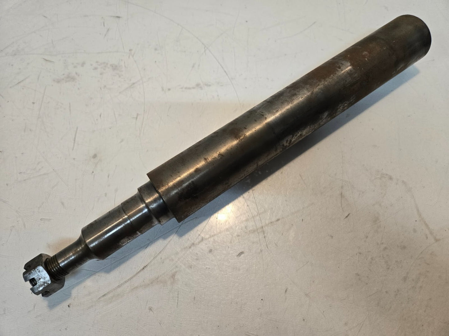 Spindle 208-019 w/ Castellated Nut for Schulte | 16.5" Long 2" Diameter