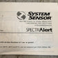 System Sensor P12015K SpectrAlert Classic Horn Strobe Wall Mounted Fire Alarm