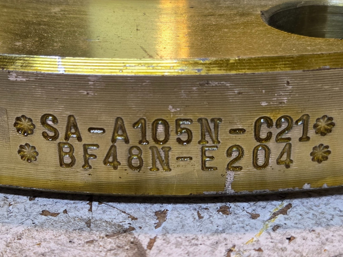 Brass Flange 6"-150-B.16 | ISO-PN20-DN150 | SA-A105N-C21 | BF48N-E204 | 138A4