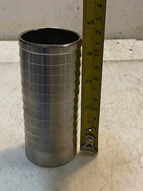 4-1/2" Welding Hose Adapter Stainless Steel Trynox 46mm ID 50mm OD