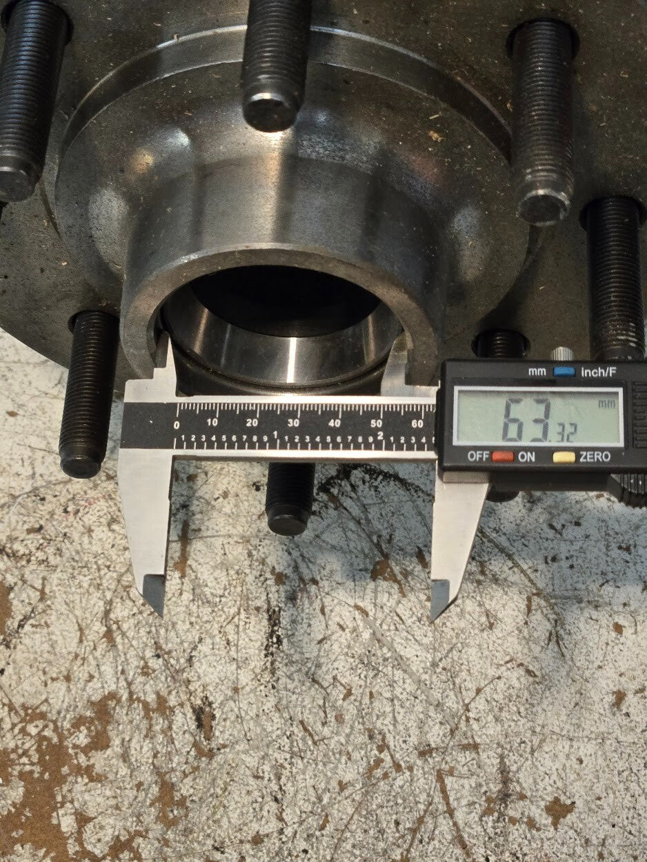 Front Brake Rotor and Hub Assembly BB 11MX 2JJ 8x170mm Bolt Pattern for Ford