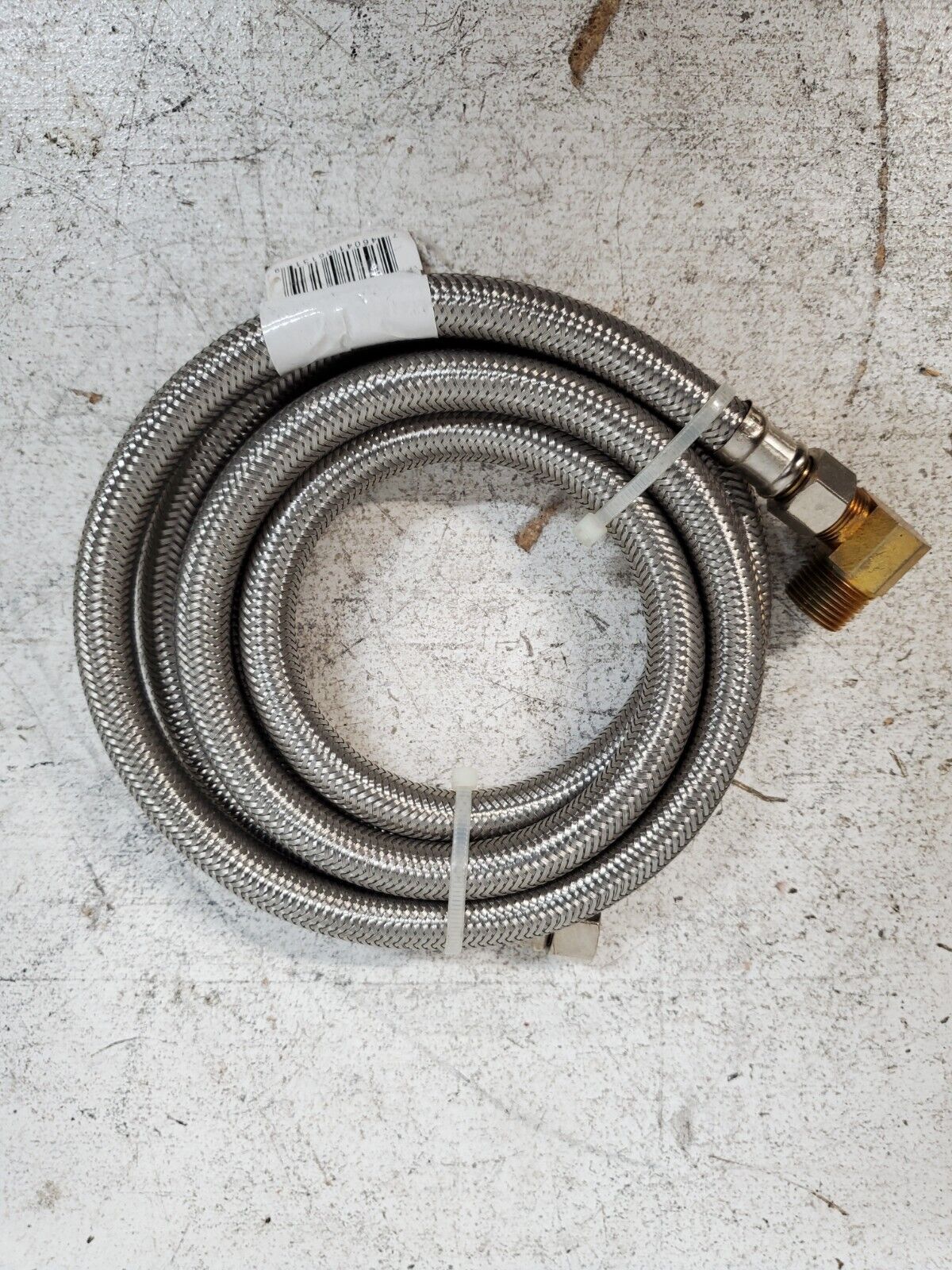 7 Qty Supco Stainless Steel Hose with Ebow 3/8"x3/8" | 1406DWSS (7Qty)